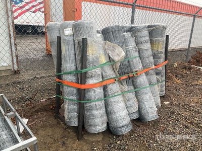 Quantity of (20) 2024 RanchMaster FFC762 330 ft x 4 ft Galvanized Fencing (Unused)