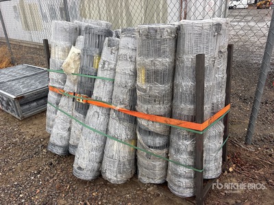 Quantity of (20) 2024 RanchMaster FFC762 330 ft x 4 ft Galvanized Ogrodzenie (Unused)