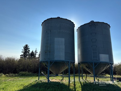 Westeel-Rosco +/- 2200 bu 6 Ring Hopper Grain Bin