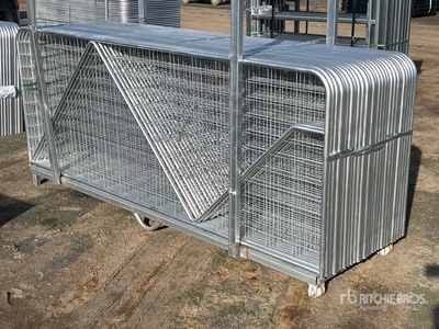 Quantity of (27) 2026 BYT GMSGTE317 3 m x 1.17 m Galvanised Mesh Livestock Gate (Unused)