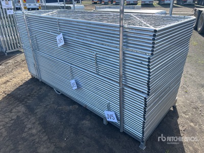 Quantity of (40) 2026 BYT GMSGTE317 3 m x 1.17 m Galvanised Mesh Livestock Gate (Unused)