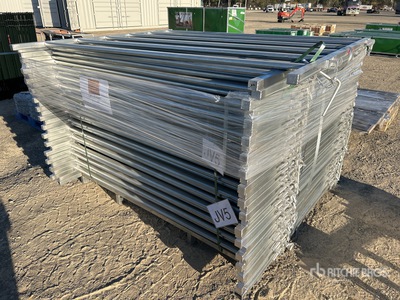 Quantity of (31) 2026 BYT GCTPNL21 2.1 m x 1.8 m Galvanised Cattle Livestock Panel (Unused)