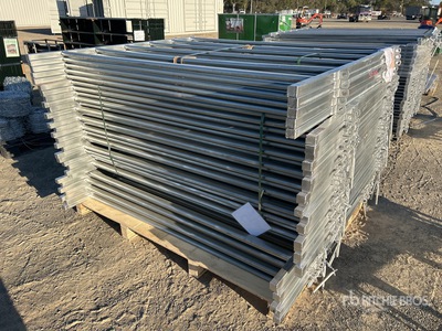 Quantity of (31) 2026 BYT GCTPNL21 2.1 m x 1.8 m Galvanised Cattle Livestock Panel (Unused)