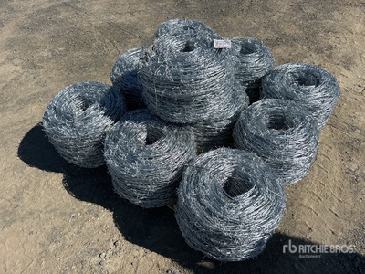 Quantity of (10) 2026 BYT BW04 656Ft 4 Barbs Barbed Wire (Unused)