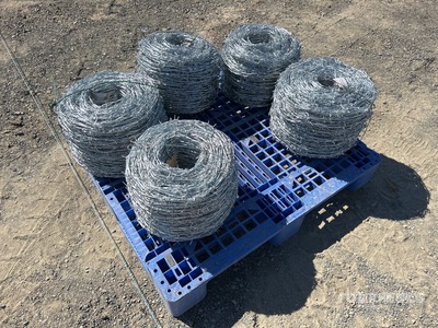 Quantity of (5) 2026 BYT BW04 656Ft 4 Barbs Barbed Wire (Unused)