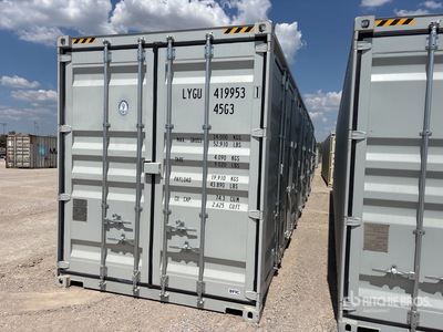 2026 40 ft High Cube Multi-Door Storage Container