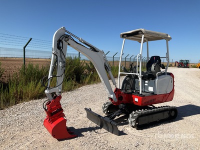 2017 Takeuchi TB216 Canopy Mini Excavator