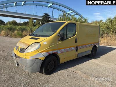 2010 Renault Trafic Vehicule Utilitaire Cargo Van (Inoperable)
