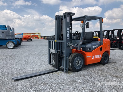 2026 JX POWER CPCD35-3S 7700 lb Pneumatic Tire Diesel Forklift (Unused)