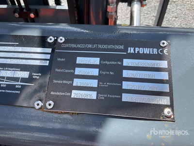 2026 JX POWER CPCD35-3S Diesel Forklift (Unused)