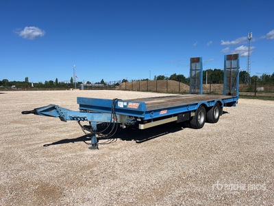 2009 Castera 2TS19T T/A Remorque Porte-Engin 2 Essieux مقطورة لوبوي