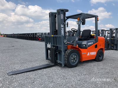 2026 JX POWER CPCD35-3S 7700 lb Pneumatic Tire Forklift (Unused)