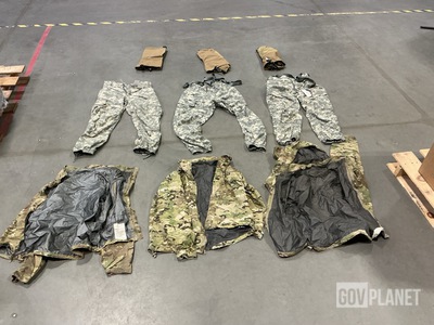(4) Wet Weather Jackets, (10) Pairs of Cold Weather Trousers & Assorted Items