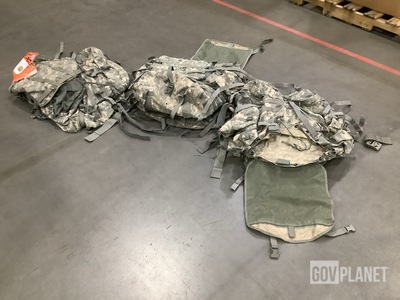 (18) Large Field Pack Sets, (7) Assault Packs & Assorted Items