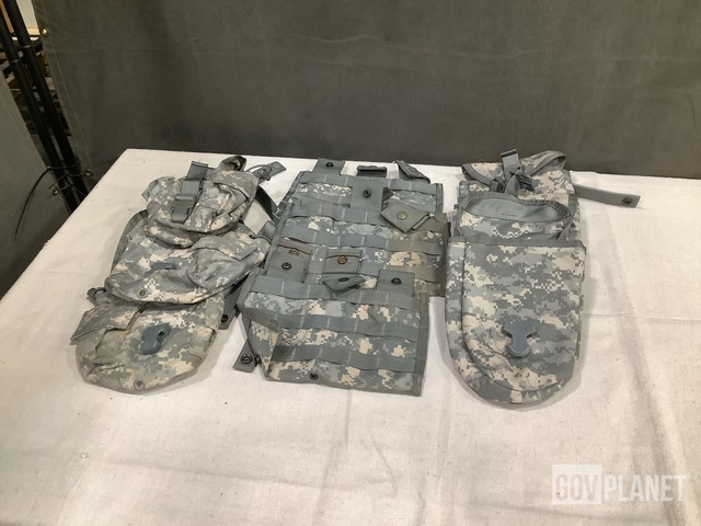 (77) Entrenching Tool Carriers, (117) M4 Three Mag Pouches & Assorted Items