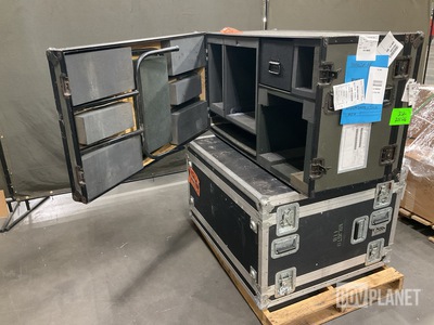 (2) Assorted Field Desk Storage Cases