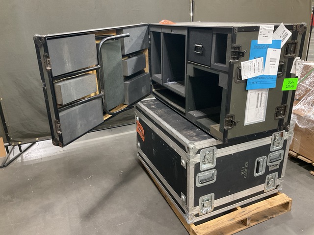 (2) Assorted Field Desk Storage Cases