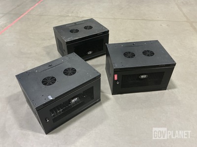 (3) Tripp Lite SmartRack Enclosures