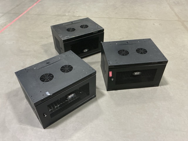 (3) Tripp Lite SmartRack Enclosures (3) Tripp Lite SmartRack Enclosures