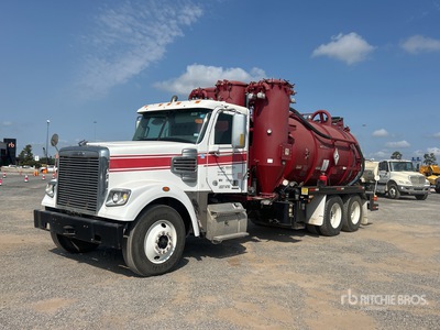 Global on 2012 Freightliner Coronado 122 6x4 Vacuum Tanker Truck