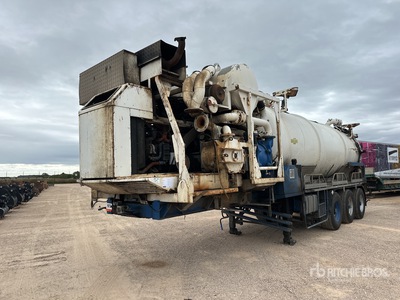 1991 Trax S343 Tri/A Semi-Remorque Citerne 3 Essieux Tri/A Pneumatic Bulk Trailer