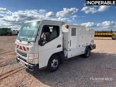 2015 Baroclean Miami Fuso on 2015 Fuso Canter 6S15 4x2 Porteur Assainissement Vacuum Tanker Truck (Inoperable)
