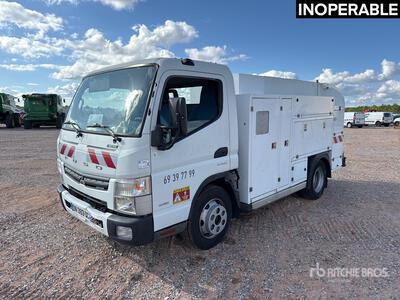 2014 Baroclean Miami 7.5T on 2015 Fuso Canter 7C15 4x2 Porteur Assainissement Vacuum Tanker Truck (Inoperable)