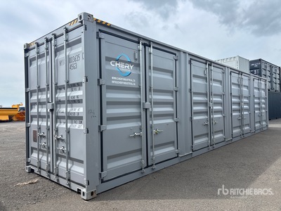 2025 40 ft High Cube Multi-Door Storage Container