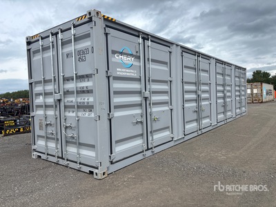 2025 40 ft High Cube Multi-Door Storage Container