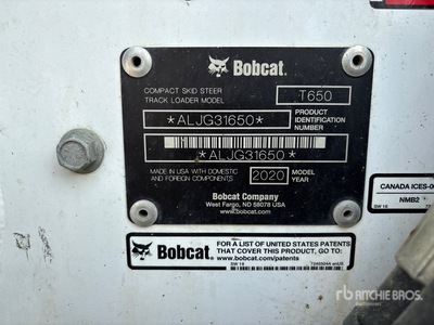 2019 Bobcat T650 Chargeuse sur rails compacte