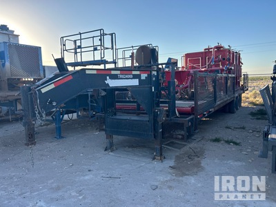 2012 Texas Pride 36600 lb 52 ft Tri/A Flatbed 油田用フロートトレイラー