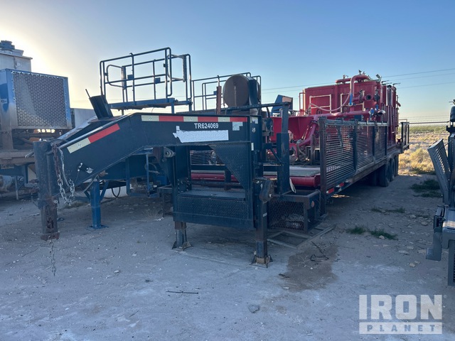 2012 Texas Pride 36600 lb 52 ft Tri/A Flatbed Oilfield Trailer