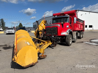 2010 Mack GU813 8x4 Twin-Steer Snow Plow Truck