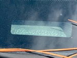 Frame Stamp Serial Number/VIN Photo
