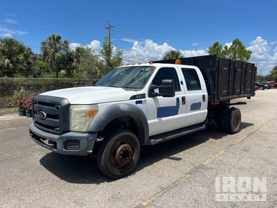 2016 Ford F-450 XL 4x2 Crew Cab Wywrotka z platformą