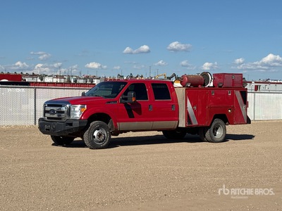 2012 Ford F-350 XL 4x4 Crew Cab Ciężarówka serwisowa