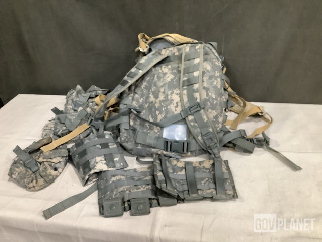 (10) Assault Packs, (81) General Purpose Canteen Pouches & Assorted Items