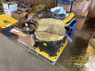 Plastic Bins, Hard Hats, Spill Kits