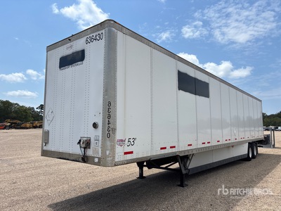 2016 Wabash DVCVHPC 53 ft T/A Van Trailer