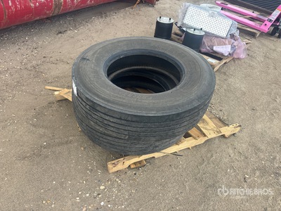 Quantity of (2) 11R22.5 Tyres