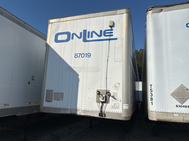 2007 Wabash 53 ft x 102 in T/A Van Trailer