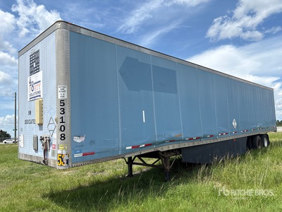 2015 Wabash DVCVHPC 53 ft x 102 in T/A Van Trailer