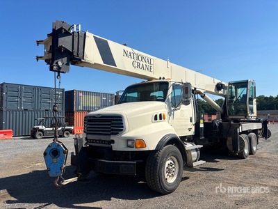 2007 Sterling L9500 66000 lb 6x4 Hydraulic Truck Crane