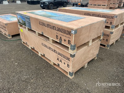 2026 AGR-MS2642 26 ft x 42 ft All Vertical Metal Garage Szopa