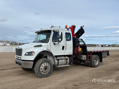 2022 Fassi F110B.0.24 8366 lb Knuckle Boom on 2023 Freightliner M2 4x4 Sleeper Boom Truck