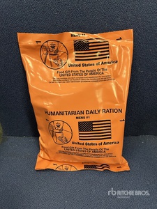 Humanitarian MRE Meals, 5 cases