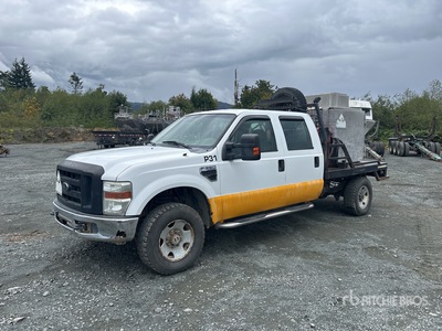 2009 Ford F-350 Flatbed Truck