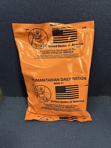 Humanitarian MRE Meals, 5 cases