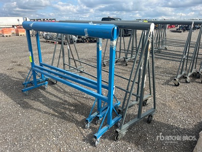 Quantity of (5) A Frame on casters Varios, equipos plantas industriales