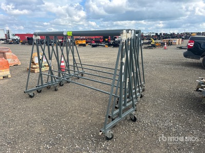 Quantity of (5) A Frame on casters Varios, equipos plantas industriales